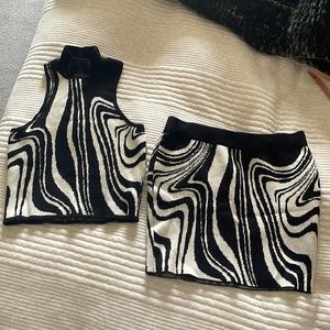 Marble Marching Skirt Set